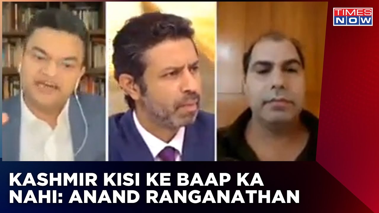 Kashmir Kisi Ke Baap Ka Nahi Hai, Says Angry Anand Ranganathan After Fellow Panelist's Remark