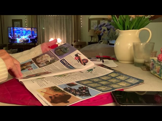 ASMR  Flipping Through Catalogs … Soft Spoken Comments 