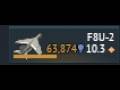 WarThunder Grind for the F8u-2 with the F-100D USA, Air Rb