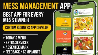 Mess Management App Develop 🍽️ Manage Mess / Food Court Customers Easily 📱 App For Every Mess Owner screenshot 4