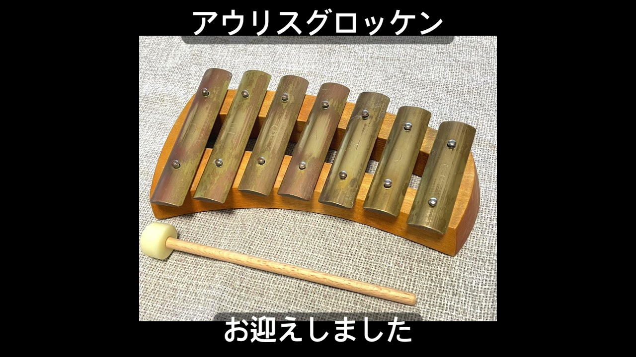 アウリスグロッケン #鉄琴 #シェルズグロッケン も #aurisglockenspiel