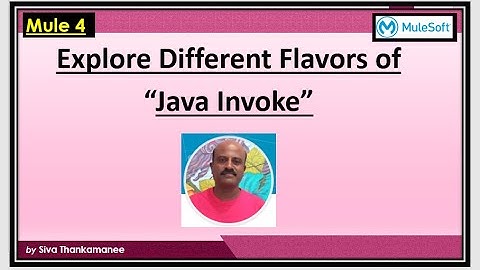 MuleSoft |  Different Ways to Call Java Methods in Mule-4 Flows