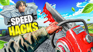 The New CHAINSAW Gave Me SPEED HACKS on Rebirth Island...😭🪚