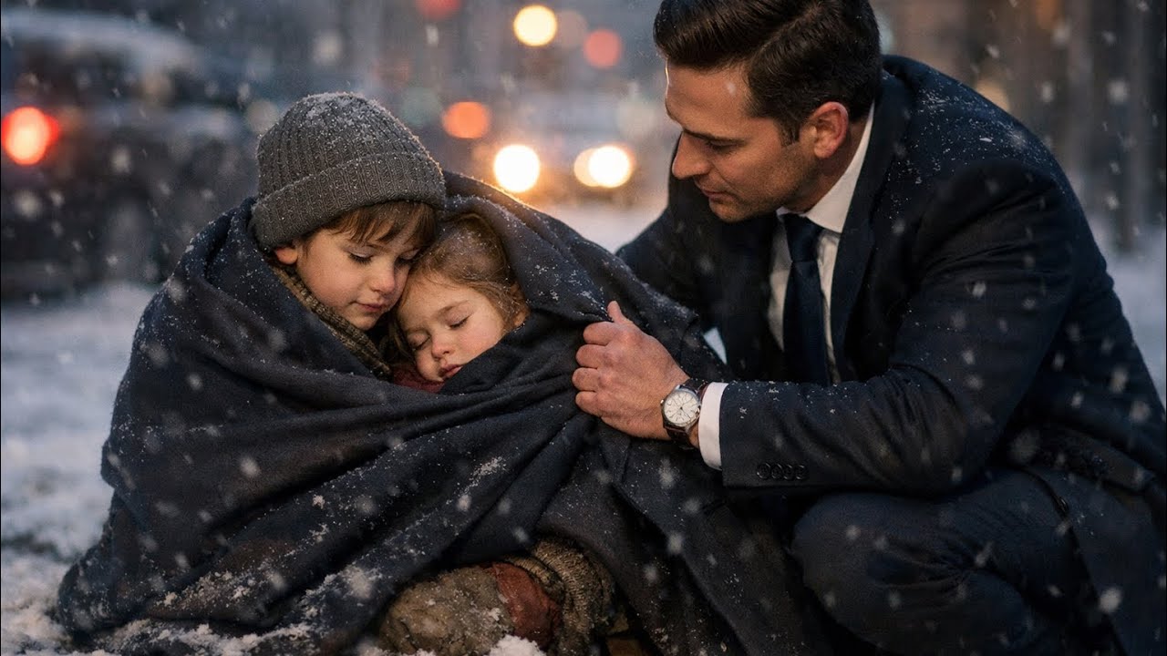 Zoteri, motra ime e vogel po ngrin..." Tha djali i vogel. Biznesmeni i mbeshtolli me pallton e tij