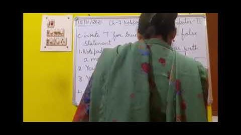 Class II Computer  15 11 2021 by Ms Poonam Singh