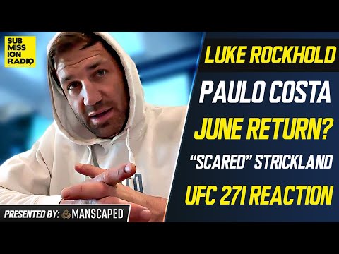 Luke Rockhold: Paulo Costa Is a "Viable Option" For June "Unless Too Much Wine Is Consumed"