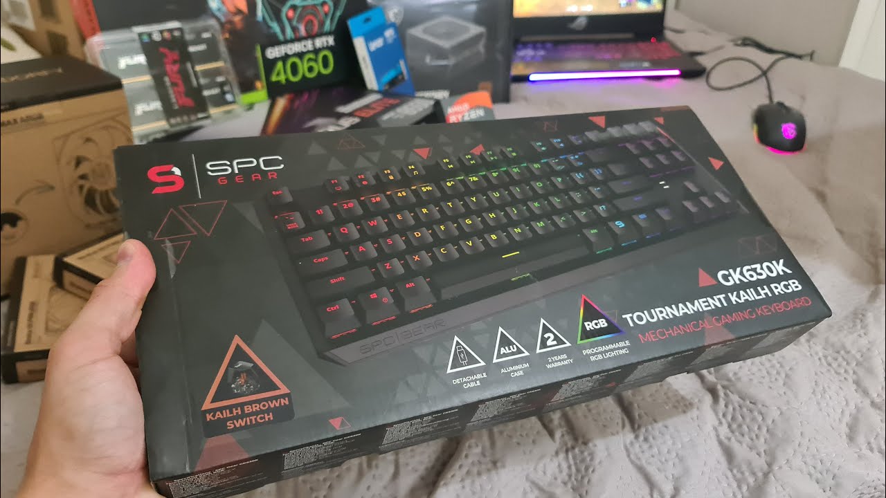 SPC GEAR GK630K TOURNAMENT KAILH RGB / UNBOXING / PL