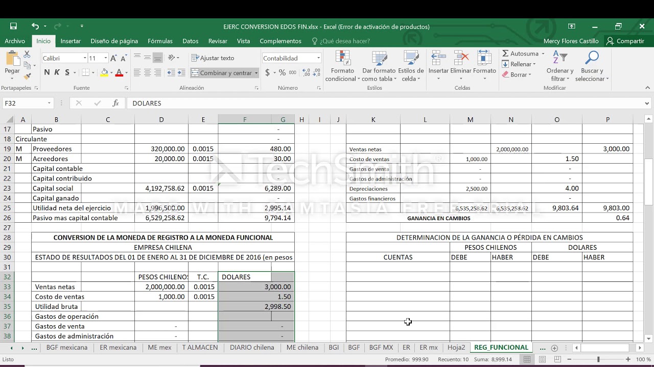 Operaciones en moneda extranjera Parte 3 Practica YouTube Operaciones en moneda extranjera Parte 3 Practica YouTube
