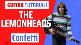 COOL SONG!! Learn this great song on GUITAR in MINUTES!!  The Lemonheads - 'Confetti'