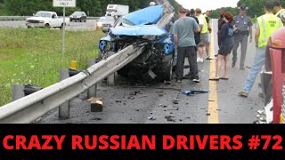 RUSSIAN DASHCAM- Crazy Drivers Car Crash Compilation #72