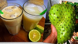 SOUR SOP Juice, Healthy, Refreshing & Delicious (Cancer Fighting Fruit)