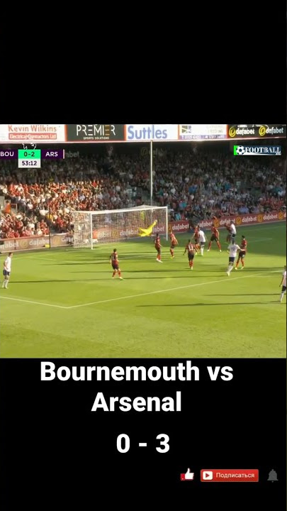 bournemouth vs arsenal #bournemouthvsarsenal #goals #live #footballfast