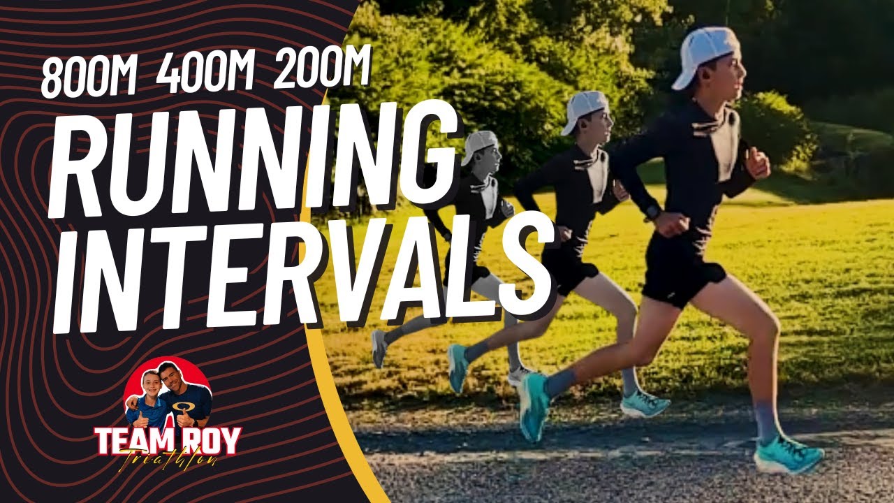 Simon Roy doing 800m 400m 200m intervals before Esprit de Montréal Triathlon | Team Roy Triathlon