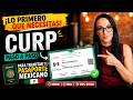 Cómo descargar tu CURP certificada GRATIS ✈️ Primer requisito para tramitar tu pasaporte