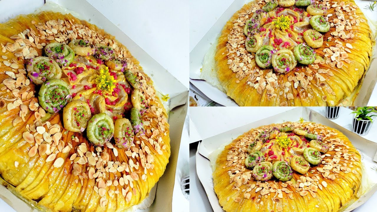 بسطيلة الدجاج المغربية بعقدة اللوز بطريقة جديدة وحصرية اول مرة على اليوتيوب مع ثمن البيع