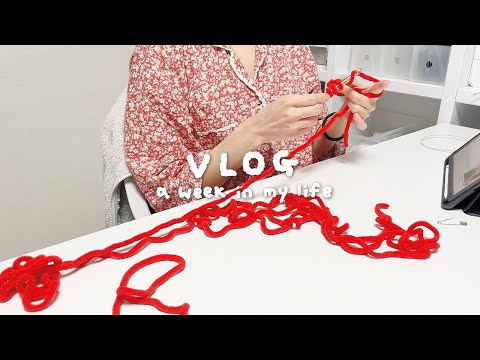 VLOG 쇼핑몰 사장 일상 브이로그⎪투잡 카페 알바 휴가⎪집순이의 일주일⎪핸드폰 에어팟 케이스, 그립톡 제품 택배 포장