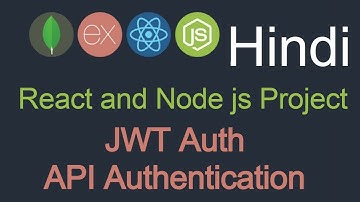 React and node JS project in Hindi #33  JWT token  Authentication