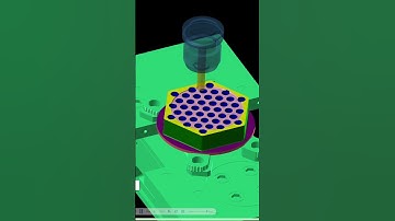 CNC Machining Honeycomb in a SUPER ALLOY
