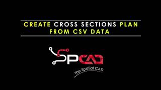 Plot Cross-sectional Data in CAD.