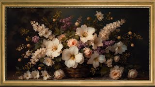 Whispers of Spring | A Vintage Floral Reverie for Your Home's Heart I Art Frame TV I Screensaver screenshot 4