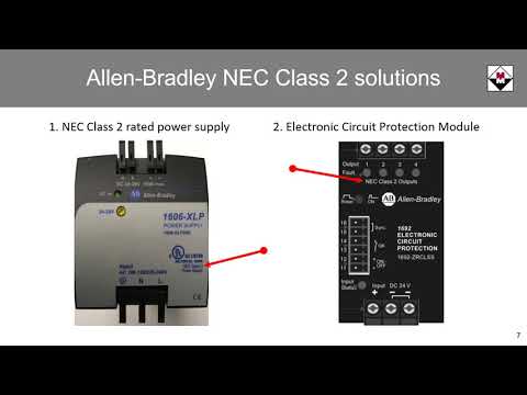 NEC Class 2 Power Requirement for Machine Safety Components 