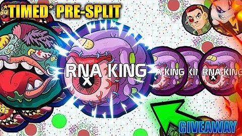 Agar.io - %99,9 IMPOSSIBLE TIMED PRE-SPLIT // ULTRA POPSPLIT HACKED! // PRE-SPLIT KING!!?