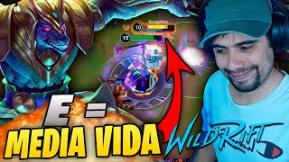 ¡E = QUEMA TU BARRA DE VIDA! NASUS FULL AP | Wild Rift 🤠