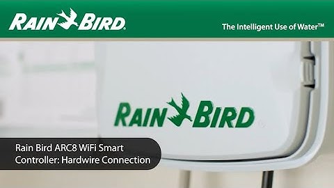 Rain Bird ARC8 App-Based Residential Irrigation Controller: Hardwire Outdoor Installation