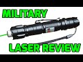 Green 532nm Chinese Military Laser Pointer Review