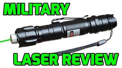 Green 532nm Chinese Military Laser Pointer Review