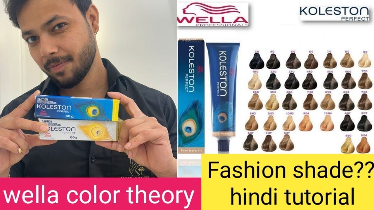 Wella Hair color  Theory (part-8) Base shade | Fashion shade | Hindi tutorial |