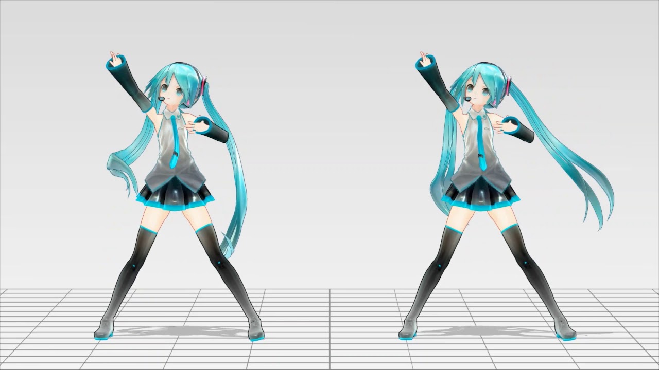 【MMD】Appearance Miku Hair Physics Test