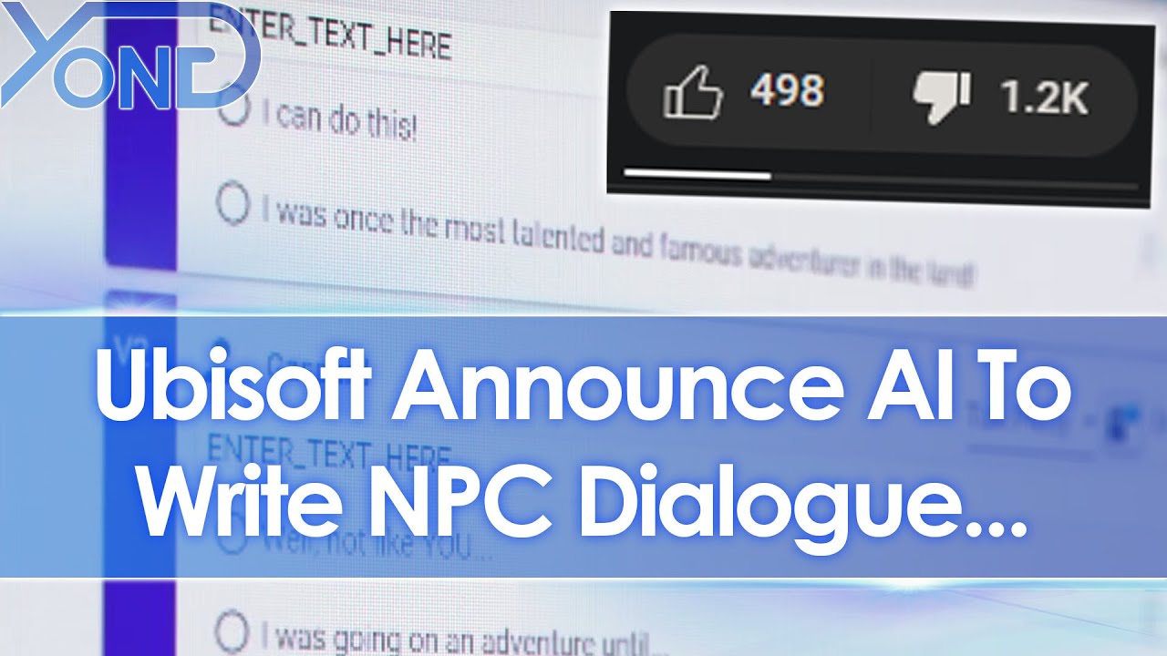 Ubisoft Announce "Ghostwriter" AI To Write NPC Dialogue…