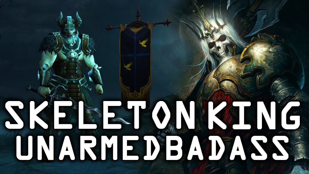 diablo 3 unarmed barbarians vs skeleton king diablo 3 unarmed barbarians vs skeleton king