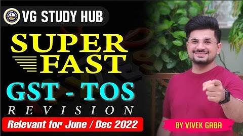 Super Fast Revision GST - Time of Supply | Just in 10 Minutes | JUNE/DEC 2022 | CA Vivek Gaba