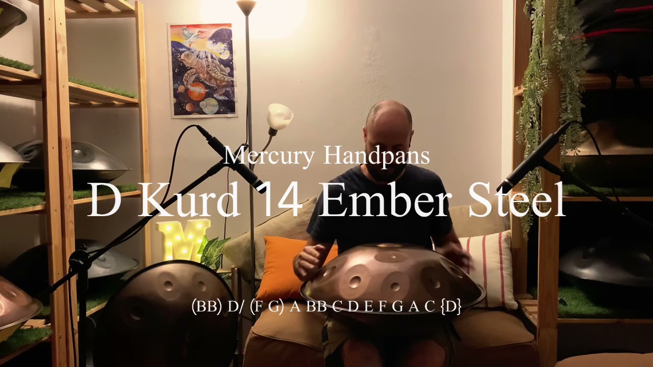Mercury D3 Kurd 14 (Handpan / Pantam / Sound Sculpture)
