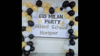 beautiful eid decorations for school || eid milan party decorations#viral #shortfeed #eid