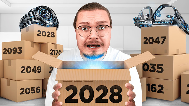 ON OUVRE des COLIS .. du FUTUR ?!