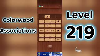 Colorwood Associations Level 219 Answers 🧩✨ | Go Answer