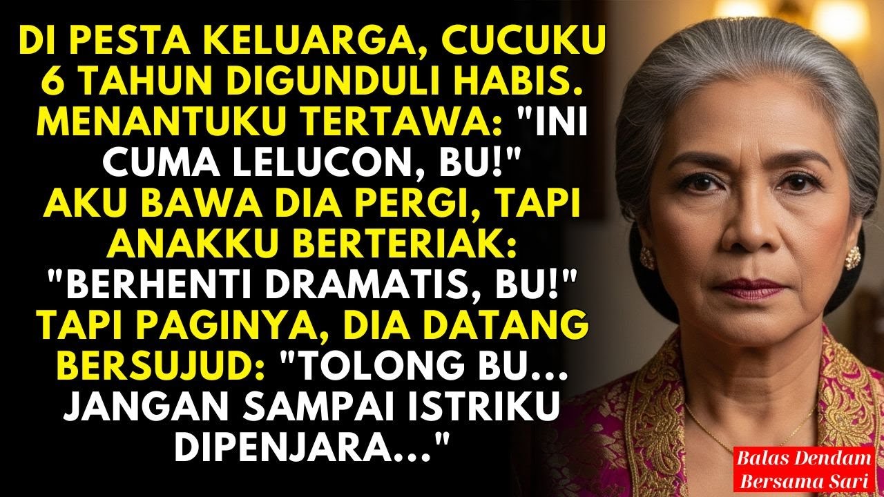 Cucuku Dibotaki Habis Oleh Ibunya, Menantuku Malah Tertawa Puas.