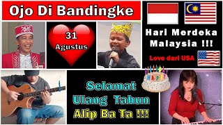 ❤️ Ojo Di Bandingke | Happy Birthday ALIP BA TA | Hari Merdeka Malaysia | Jess Mancuso dari USA🎉‼️