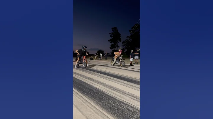 72V RAZOR MX650 vs RM85 2 Stroke Drag Race #razor #72v #dirtbike #dragrace #rm85 #2stroke