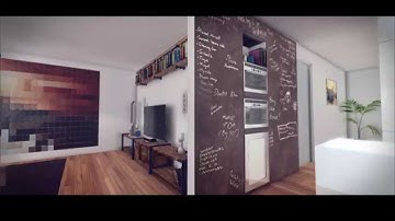 Small Loft Unity 5 (Interactive Virtual Reality Tour)