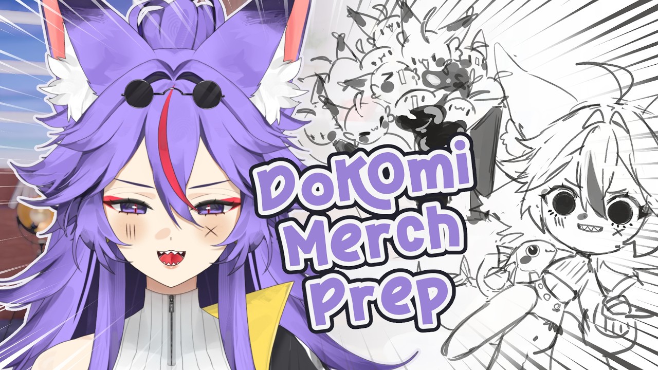 【ART】focus time, working on keychains 🦊