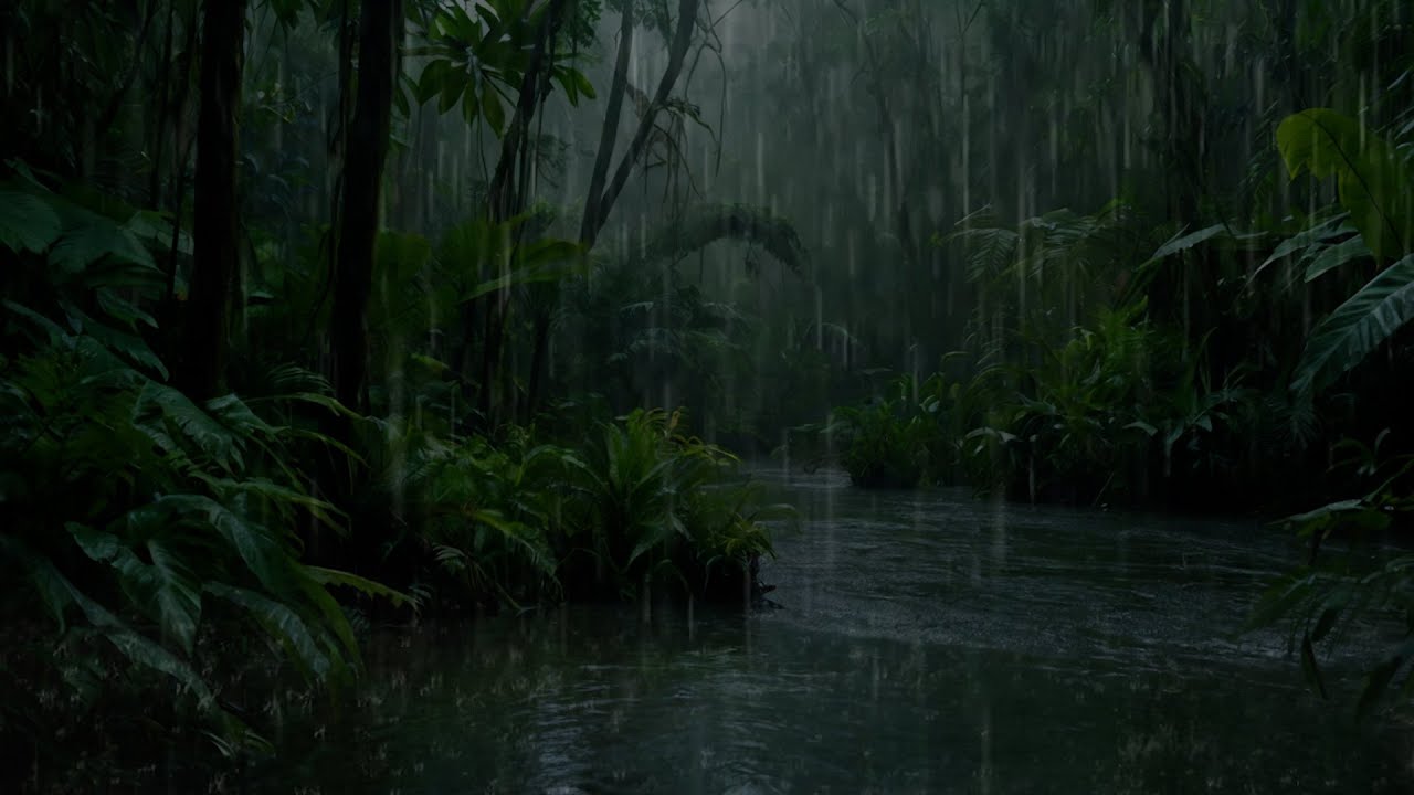 Deep Forest Rainstorm with Thunder – Nature Sounds That Help You Sleep Better