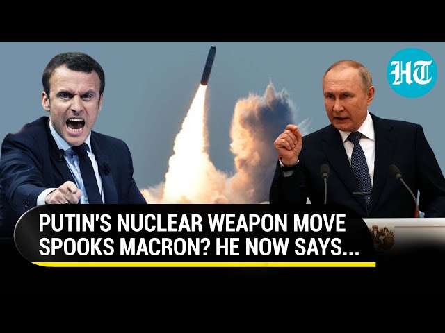 Days After Putin's Nuclear Drill Move, Macron's 'Don't Want War' Clarification | Ukraine | Russia class=