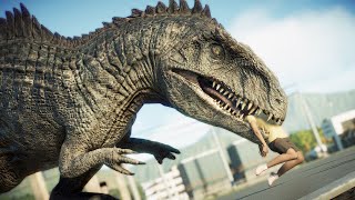 GIGANOTOSAURUS EATING HUMANS | All Skins, Animations & Breakout Jurassic World Evolution 2 Dominion