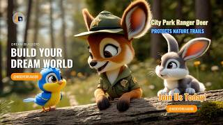 🌿 City Park Ranger Deer Protects Nature Trails | Cute Kids Song About Nature & Kindness screenshot 4