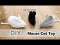 Easy to make diy mouse cat toy your pet will love