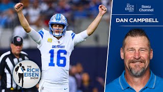 Celebrity Lions HC Dan Campbell: How Jared Goff’s Hot Streak Compares to Peak Drew Brees | The Rich Eisen Show Profile